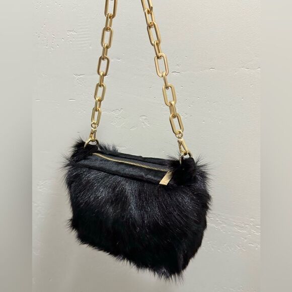 Handmade Genuine Goat Hair-on Hide Purse/Shoulder Bag/ Crossbody - Picture 11 of 16